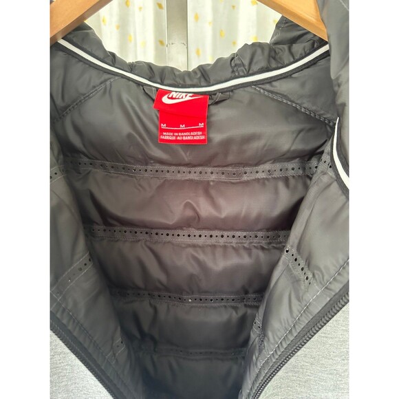 Nike Primaloft Tech Women's Gray Aeroloft Parka Down Filled Hoodie Jacket M - Picture 8 of 11